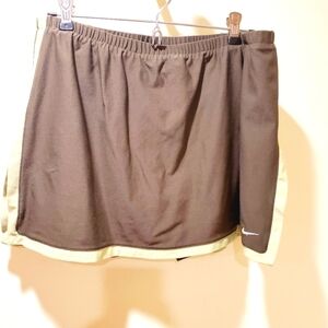 Nike olive green  Athletic tennis mini skort size L